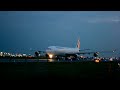 PLANES TAXI &amp; TAKE OFF AT MONTREAL AIRPORT