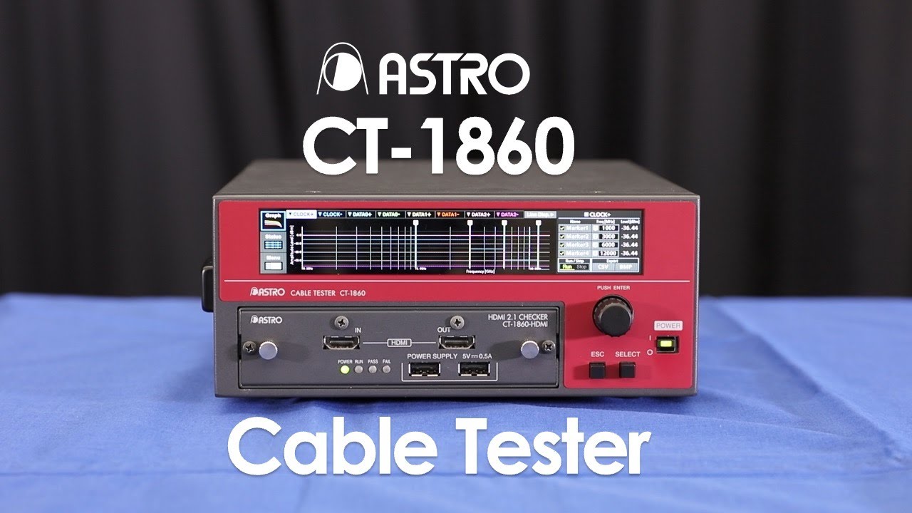 Testeur de câbles CT-1860, Testeurs de câbles, Testeurs de signaux audio  et vidéo HDMI