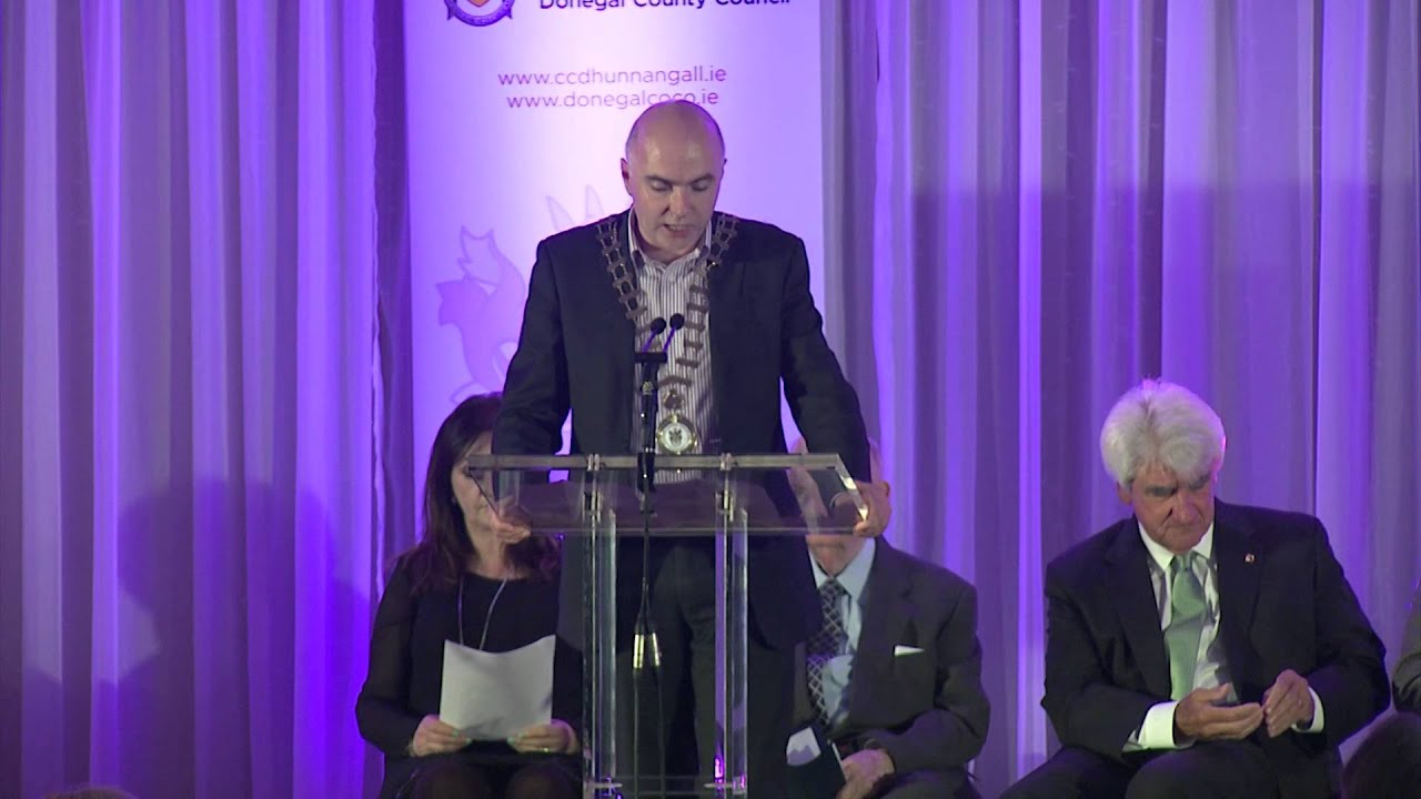 Chair of Donegal County Council John Campell speech at the 2014 Tip O'Neill Irish Diaspora Awards