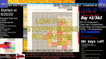 Timelapse of 2048 8x8 part 1-10