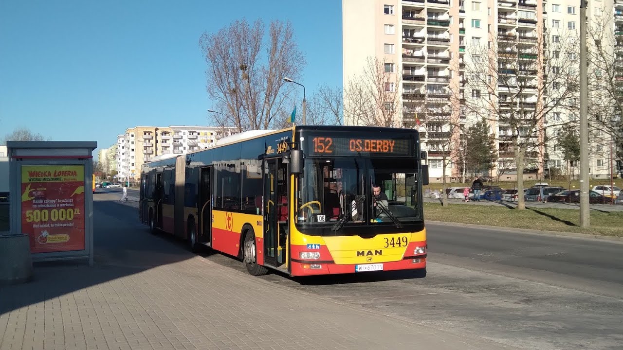 MAN NG363 Lion's City G #3449 (MZA Warszawa) [152] ⚠️