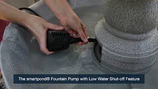 Smartpond Fountain Pumps With Low Water Shut-Off Feature