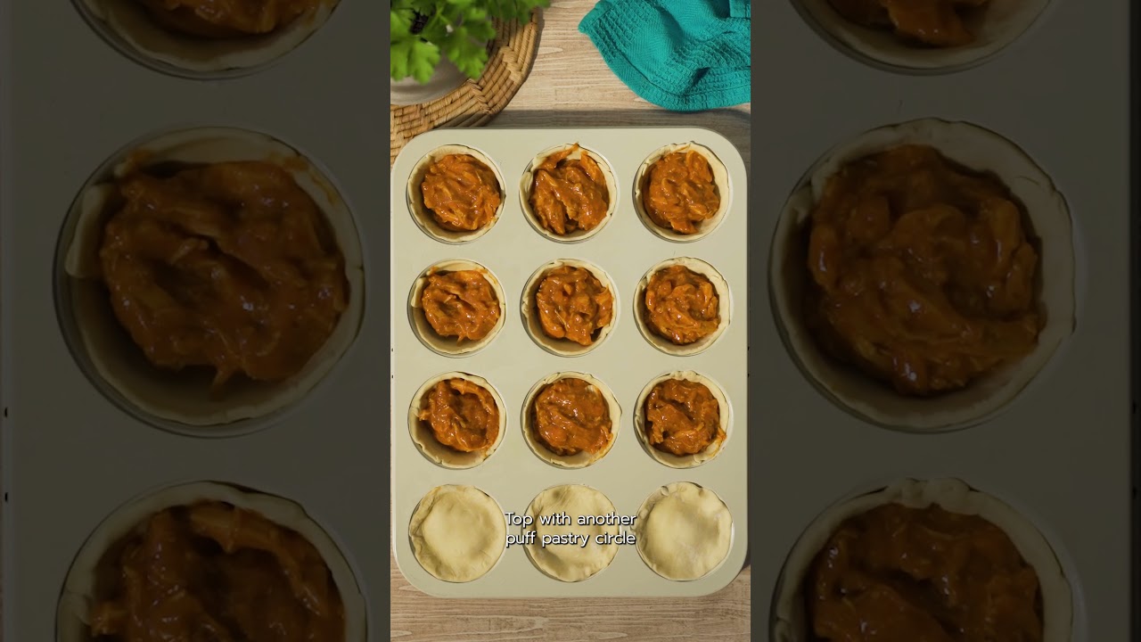 Butter Chicken Mini Pie's