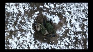 Some lost russian Soldier finally found. maybe this can be a survival science lesson for viewers.