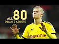 Erling Haaland All 80 Goals &amp; Assists For Borussia Dortmund