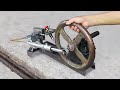 Making a Simple Compressed Air Engine from Old Motorcycle Fork | DIY Machine Idea