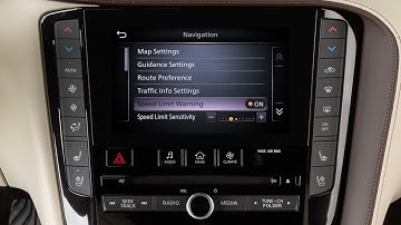 2023 INFINITI QX55 - Navigation Settings (if so equipped)