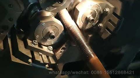 Three rollers automatic thread rolling machine ZP28-65