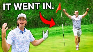 Someone Holed Out in a Tee Flip Golf Challenge..