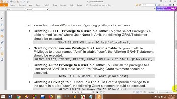 managing privileges in oracle