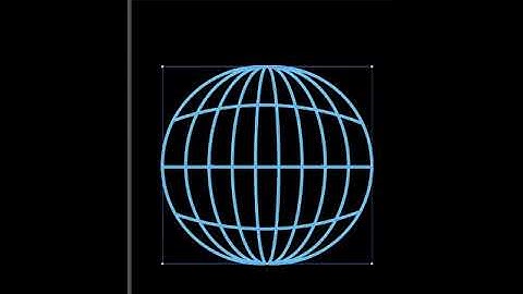 Easy Globe Icon In Illustrator | #shorts