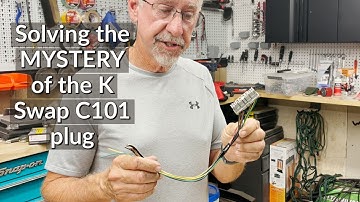 How to Rewire the C101 Plug for Your K Swap