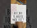 Best Way of Analysing Mock Test for Neet ? #neet #neetmotivation #neetaspirant #medico #pw #neetexam