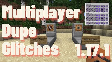 ALL WORKING GLITCHES in Minecraft 1.17.1 MULTIPLAYER