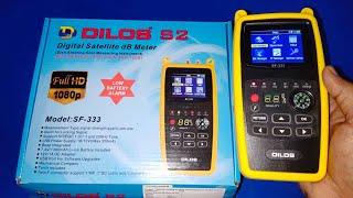 Dilos Sf-333 Digital Satellite Finder db Meter|Dd Free Dish Satellite new channels