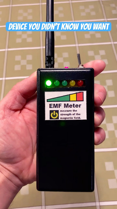 EMF Meter for ghost hunters #diy #electronic #emf #meter #ghost #detector #led #vumeter