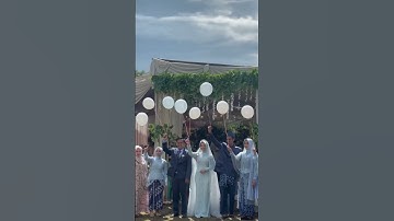 Melepas masa lajang #pernikahan #wedding  #balonrelease #shortvideo #video
