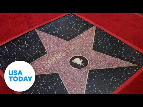 Carrie Fisher's daughter receives star dedicated to her mother | USA TODAY