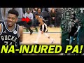 Nako po! "NA-INJURED PA SI GIANNIS ANTETOKOUNMPO!" hindi maganda to para bucks! 😢😢