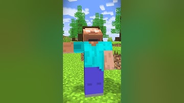 HELP Herobrine Climb A Mountain (Bones - Imagine Dragons) #shorts #minecraft #herobrine #bones