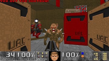 Newdoom Community Project Map21 UV Max in 2m53s by Heretic