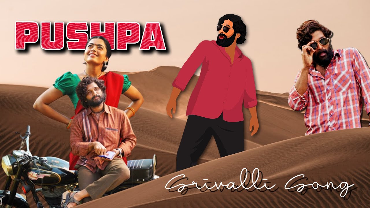 srivalli animation song,  Pushpa Song 