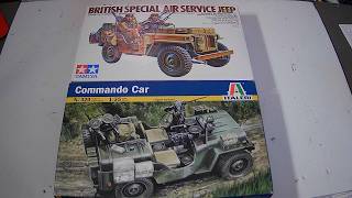 Kit Comparison! Italeri 'Commando Car' vs Tamiya Special Air Service Jeep