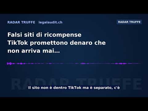 Falsi siti di ricompense TikTok promettono denaro che non arriva mai