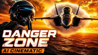 DANGER ZONE - Epic AI Cinematic Tribute | Danger Zone - AI Music Video | Cinematic Aviation Tribute)