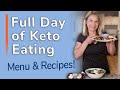 A full day of keto  eat this today keto menu  recipes
