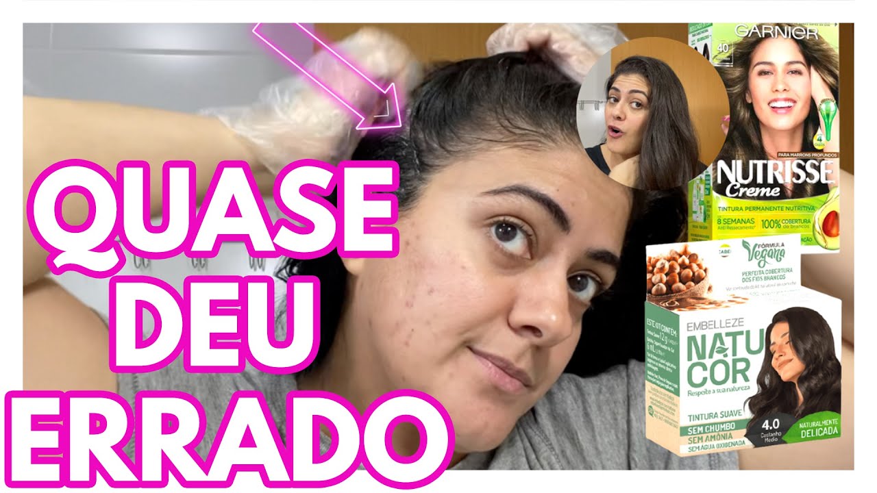 COMO DAR BANHO DE BRILHO NO CABELO COM TINTA NATUCOR | COMO FAZER E ...