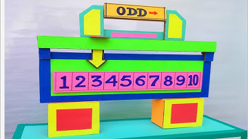 Odd and Even Numbers//Math TLM//Math project//Math working model on Odd and Even Numbers//