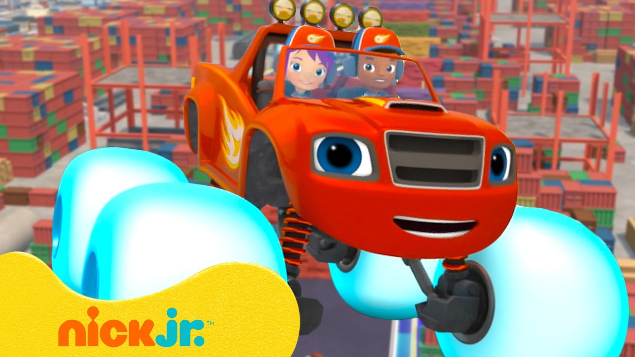 بليز والشاحنات العملاقة | أفضل سباقات وتحولات بليز مع الأصدقاء! 🚗💨 مع AJ | Nick Jr. Arabia
