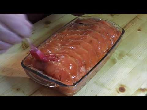 Разделка лосося и оригинальный посол. Часть 2.