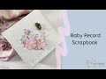 Baby girl Scrapbook/ Baby Record Album #babyscrapbook #scrapbook