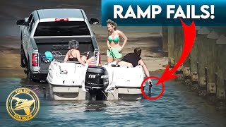 EPIC Boat Launch Fails - Watch How NOT to Do It at the Boat Ramp!