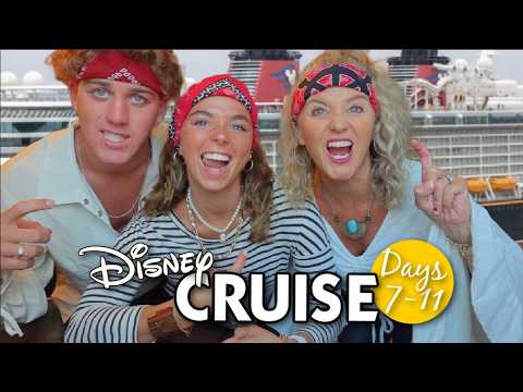Pirate Night on the Disney Dream + Our First 5 Days at Sea | 14 Day Transatlantic Disney Cruise