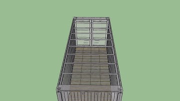 20FT High Cube Open Top rebuild X ray