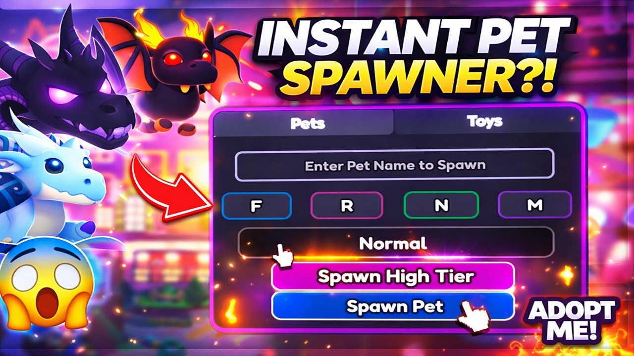 🔥 [NEW 2026] Adopt Me Pet Spawner Script | Tradeable | No Key | WORKING PASTEBIN