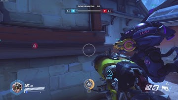 Overwatch CTF Competitive Game mode last placement match!!!
