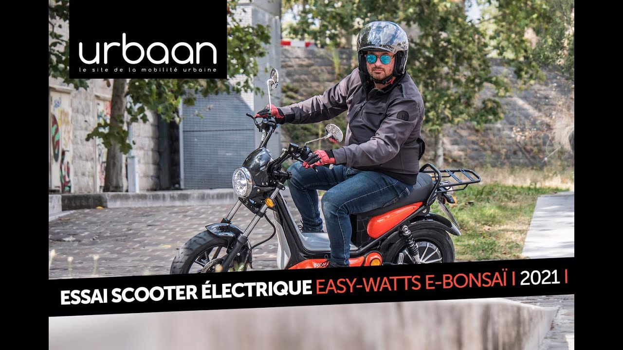 e-Roadster - Moto électrique 50cc - Blanc - easy-Watts - Bonus
