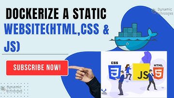 Hoe je een statische webapplicatie (HTML, CSS en JS webapp) Dockeriseert || Volledige handleiding...