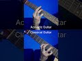 Acoustic or Classical? Which One Sounds Better? 🎸👇 #guitar #guitarcover #guitarist #guitarmusic