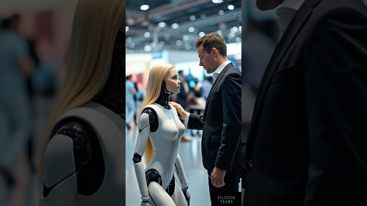 Robot girl shows unexpected behavior 🤖 