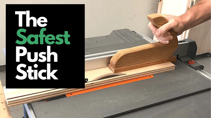 SIMPLE PUSH STICK FOR THE TABLE SAW // WOODWORKING