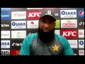 Mohammad Yousuf speaks to media on day-four of Lahore Test against Australia