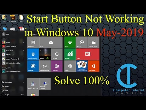Finally Solved: Fix Start button not working in windows 10 - 2019 -100% ...