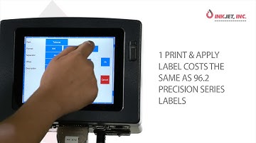 High Resolution Industrial Case Coder - the Precision Series by InkJet, Inc.