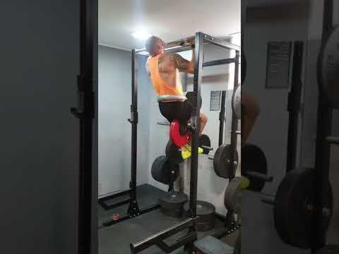 +57.5 kg strict, deadhang paused pullup