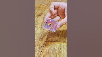 DIY Cube Squishy with Nano Tape #shorts